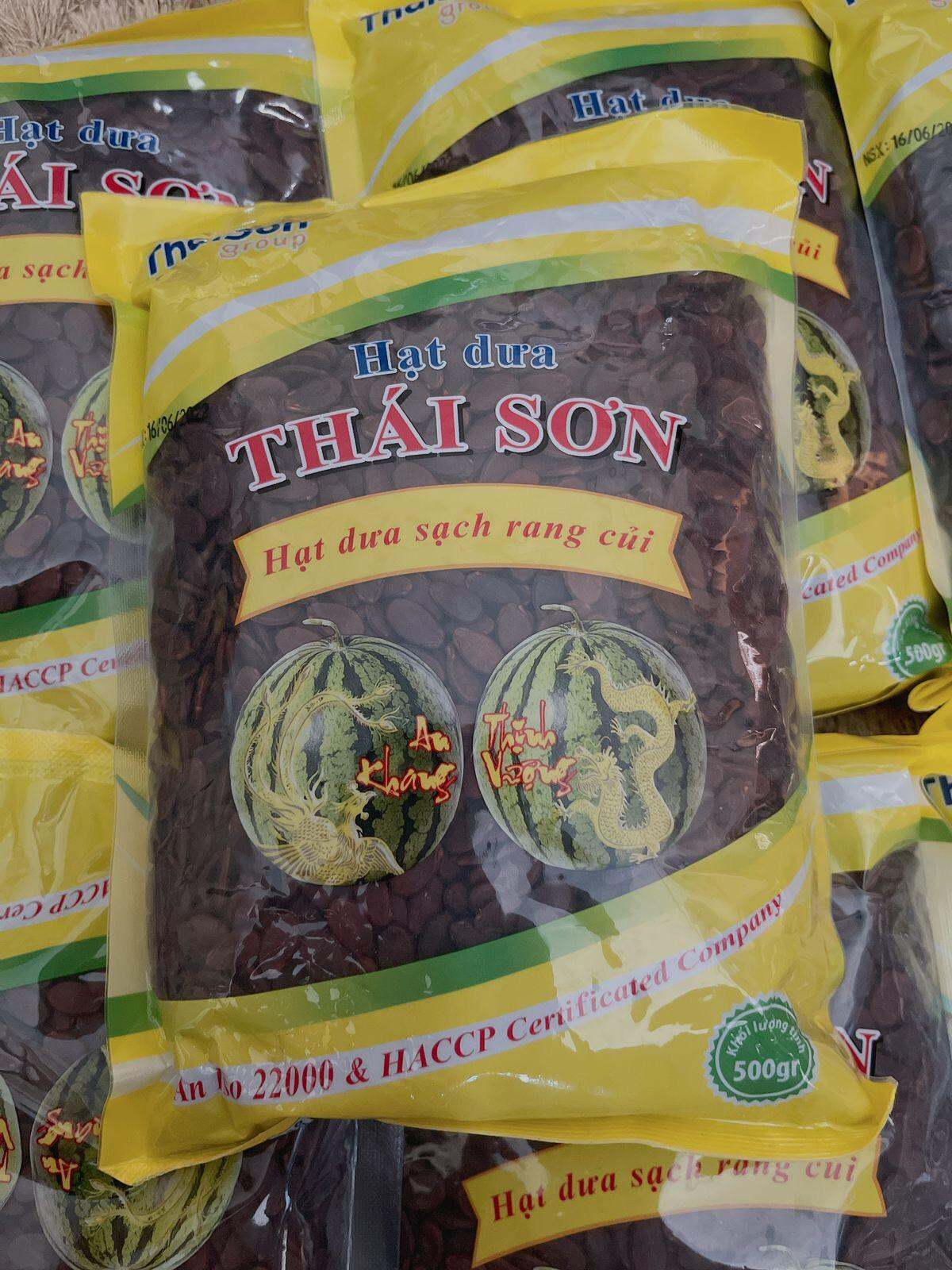 Hạt dưa thái sơn gói 500gram rang củi thơm ngon