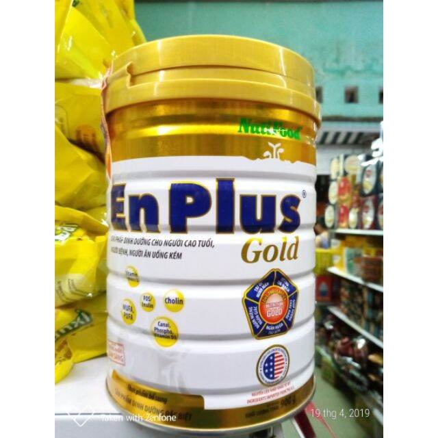 Sữa bột enplus gold nutifood 900g