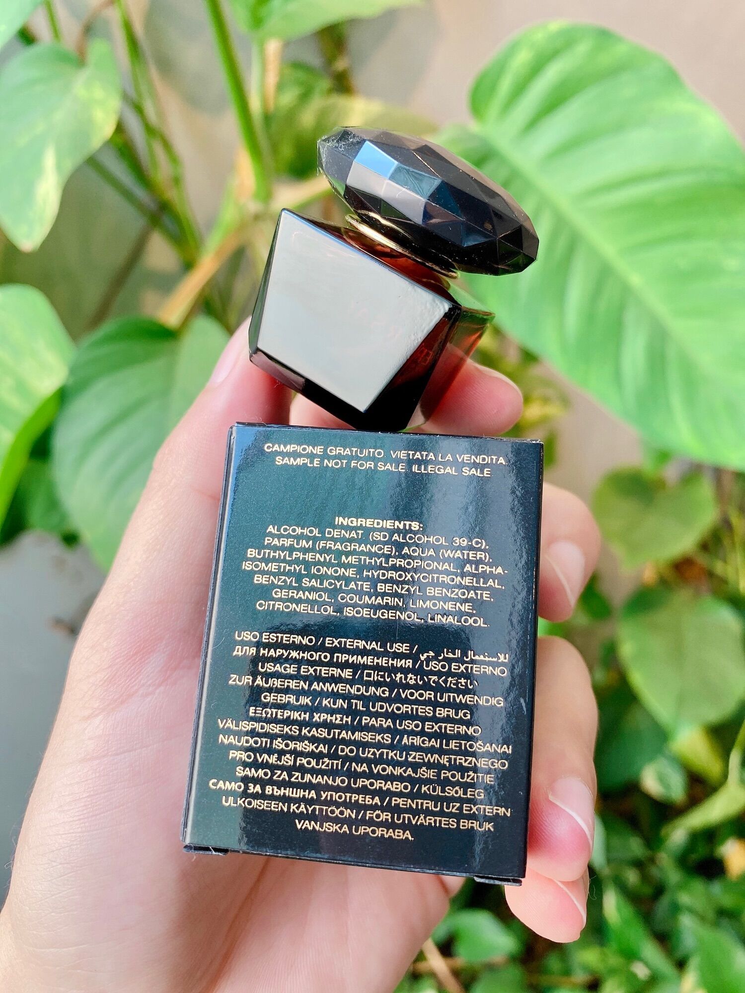 [SẴN MINI] Nước Hoa Nữ Versace Crystal Noir EDT 5ml [chính hãng]