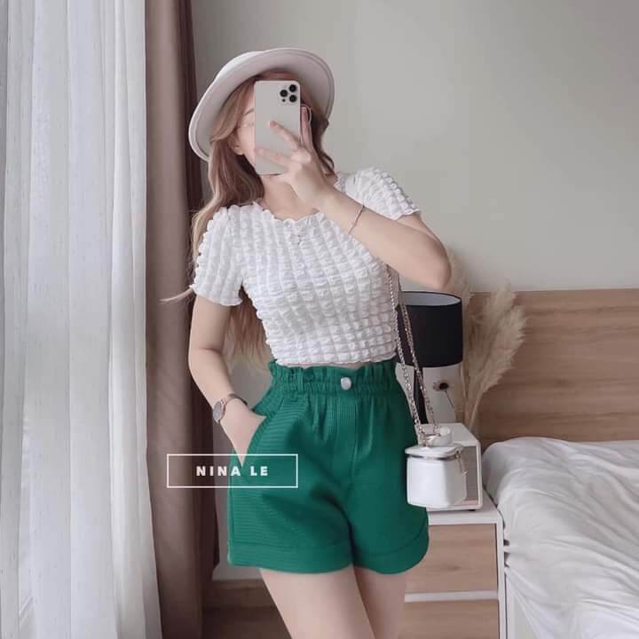 Áo xốp ô vuông croptop
Siêu hách dáng
6 màu về đủ