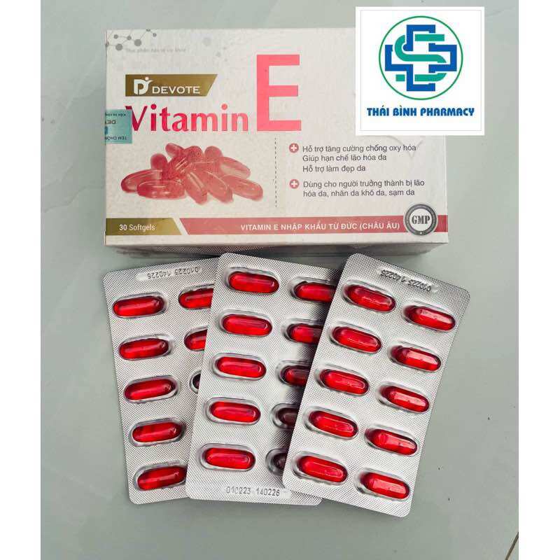 Vitamin E Devote - Hộp 30v