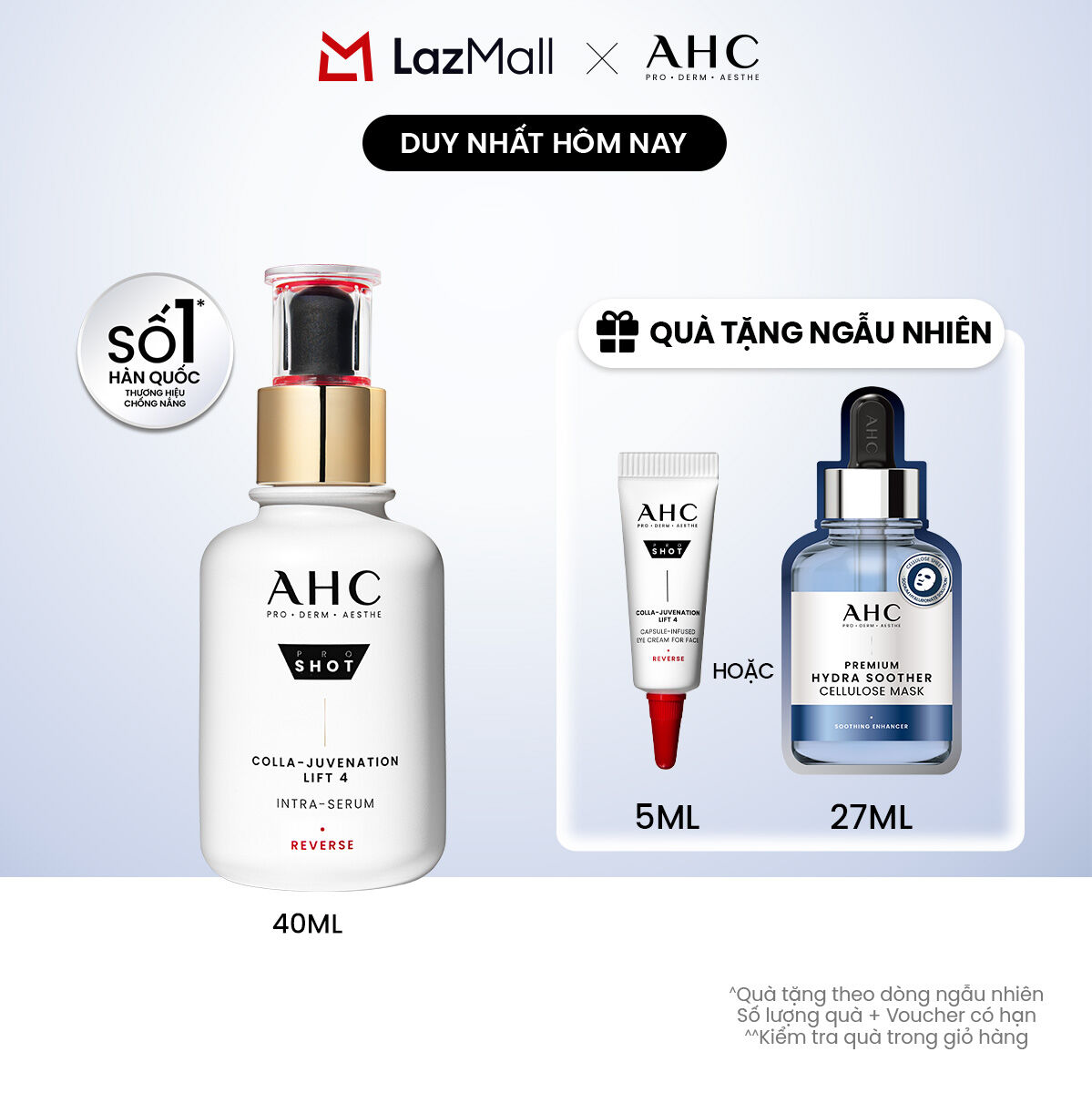 Tinh chất serum chống lão hóa săn chắc da PROSHOT COLLA-JUVENATION LIFT 4 AHC 40ML