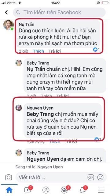 Enzym bồ hòn 500ml