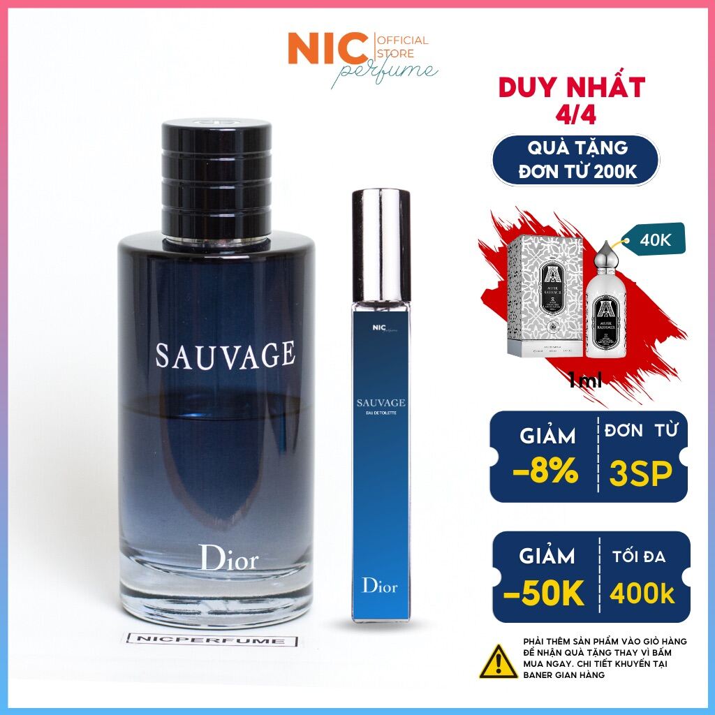 Nước hoa chiết Dior Sauvage EDT 10ml 