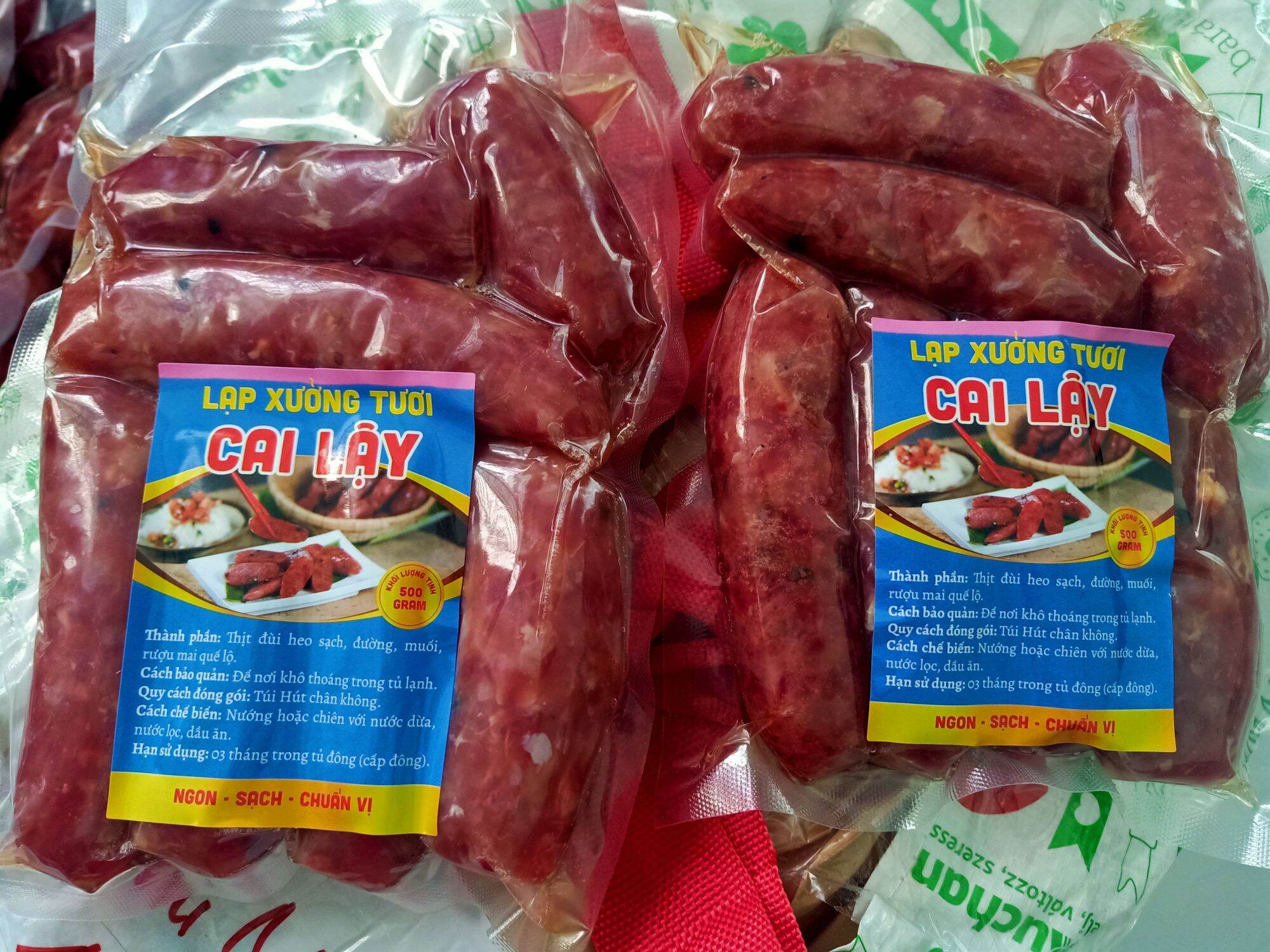 [HCM]500GR LẠP XƯỞNG TƯƠI HỒ LÔ