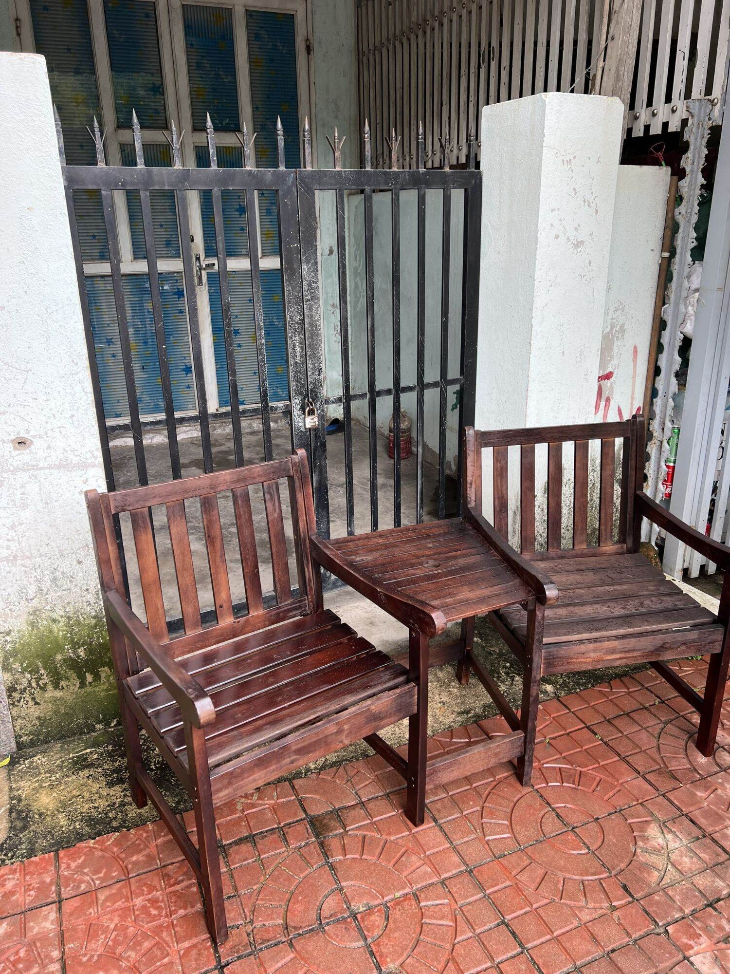 Ghế gỗ đôi