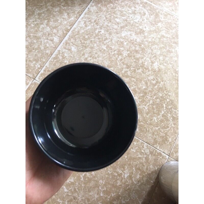 Bát ăn cơm phíp màu đen