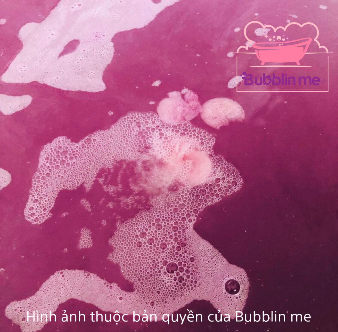bom tắm Royal Roses bath bomb Bubblin me