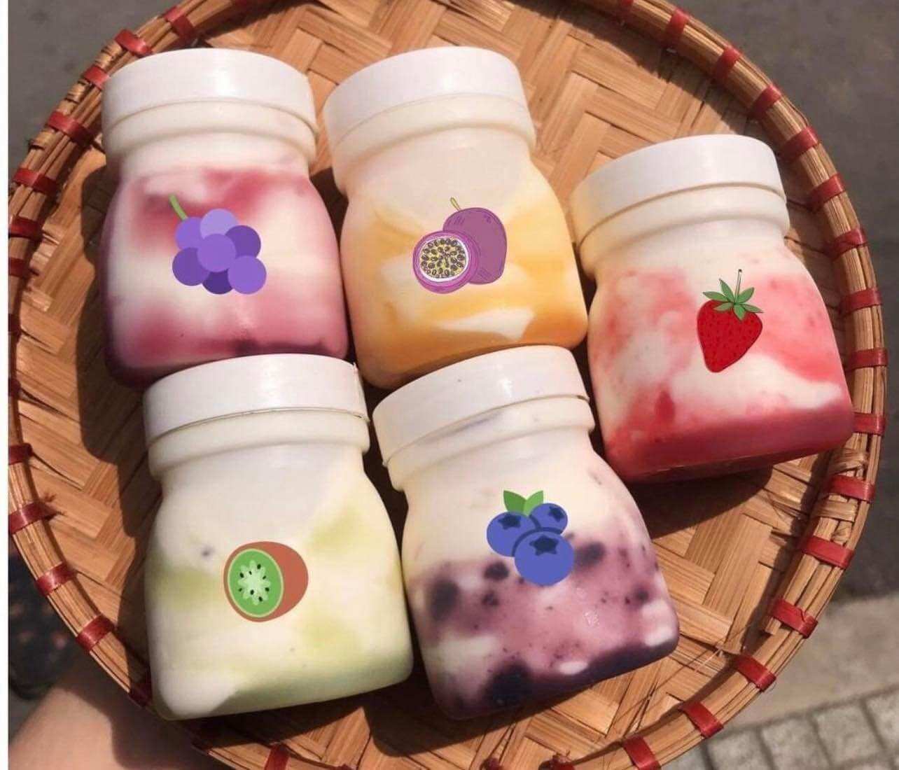 Set 60/120h hủ sữa chua mini 90ml cực dể thương
