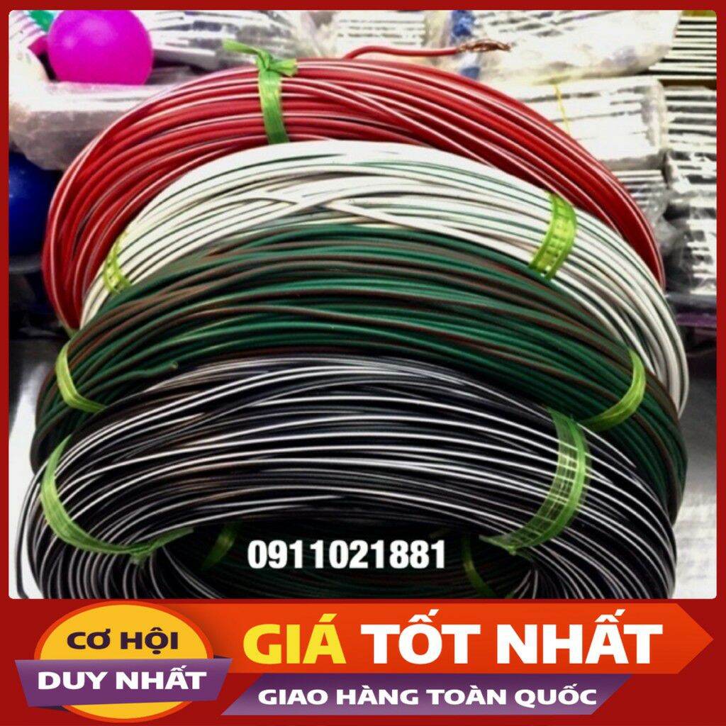 Dây điện 0,5 nhật mềm nhiều lõi. cuộn 100m