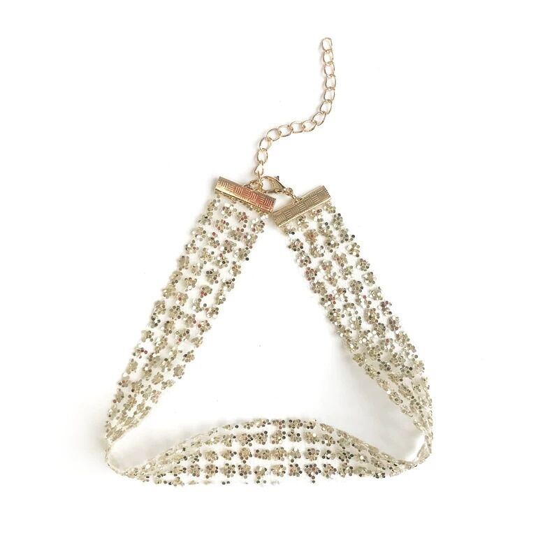 Choker ánh kim bling bling - Arora Boutique
