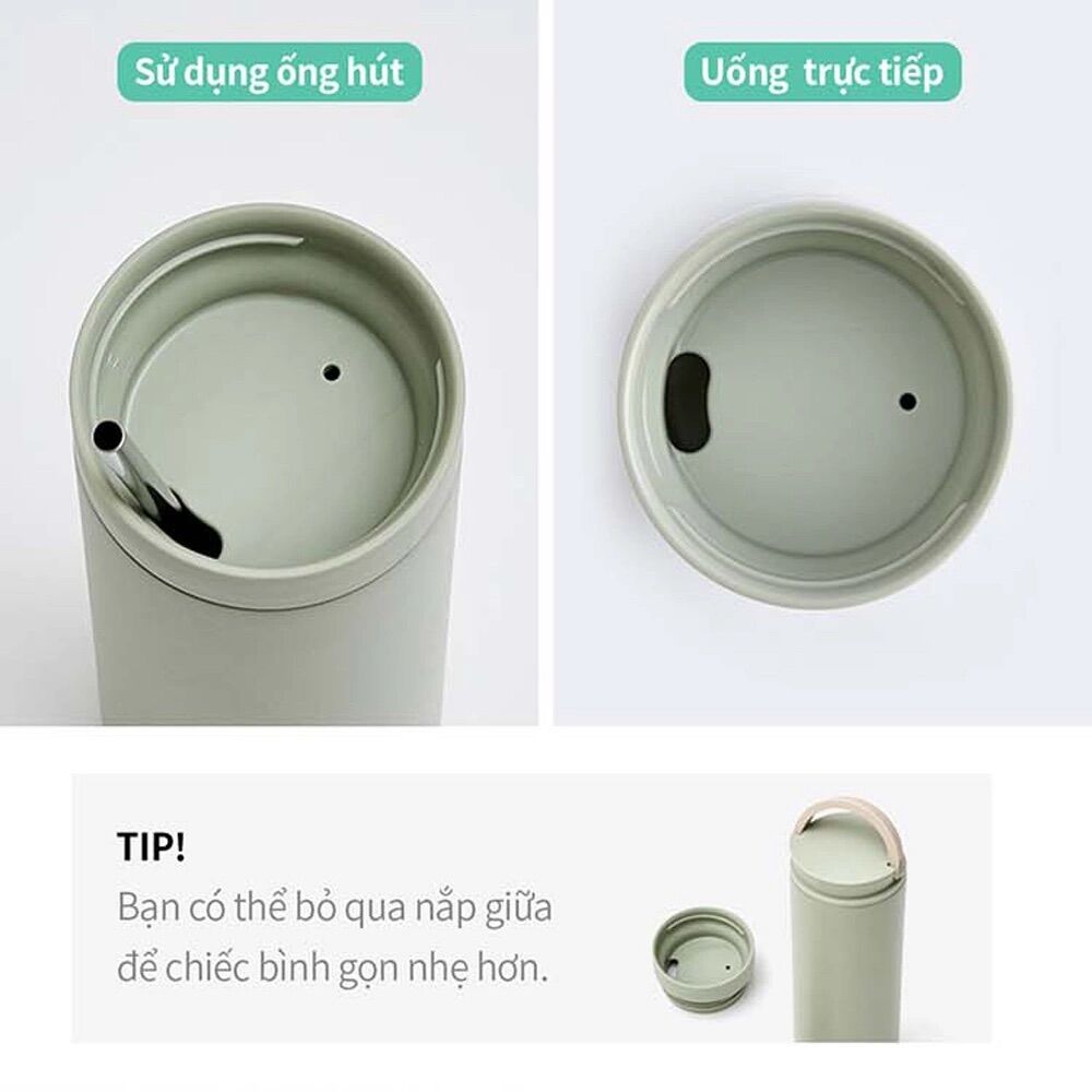 Bình giữ nhiệt Lock&Lock Metro Two Way 475ml - LHC4274 (3 màu)