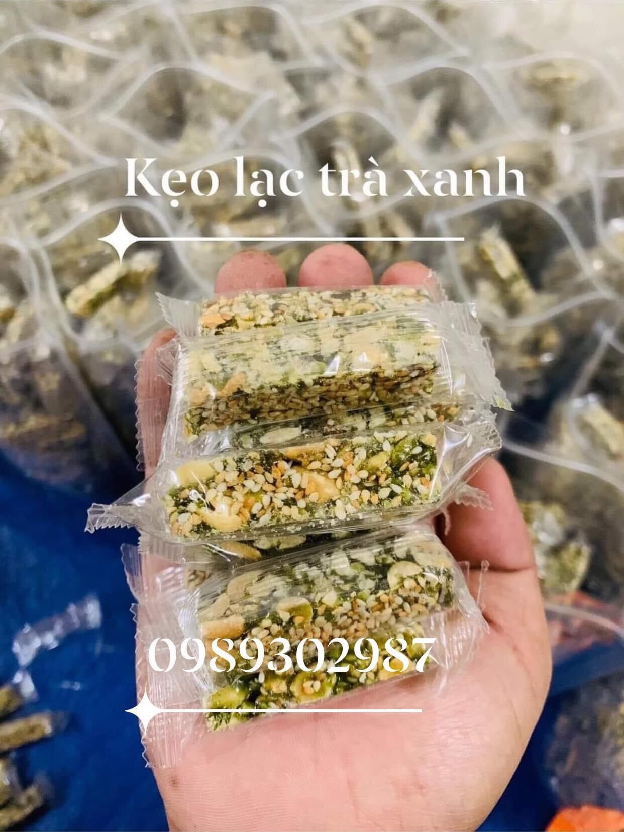 Kẹo lạc trà xanh Vân Anh