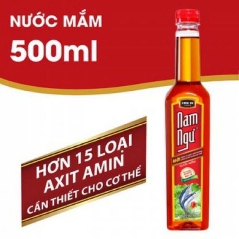 Nước mắm nam ngư cá cơm chai 500