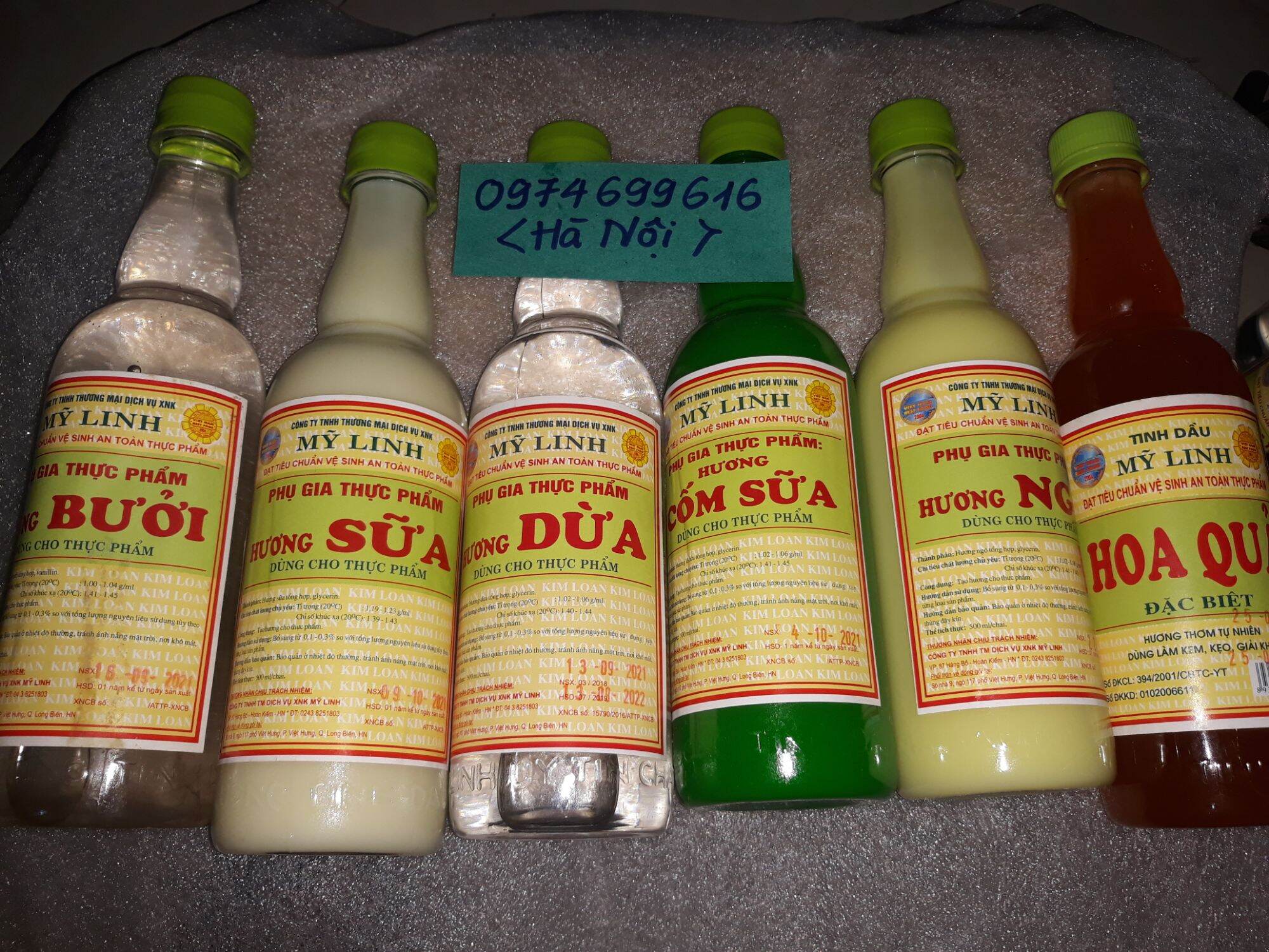 Hương dừa chai 500g