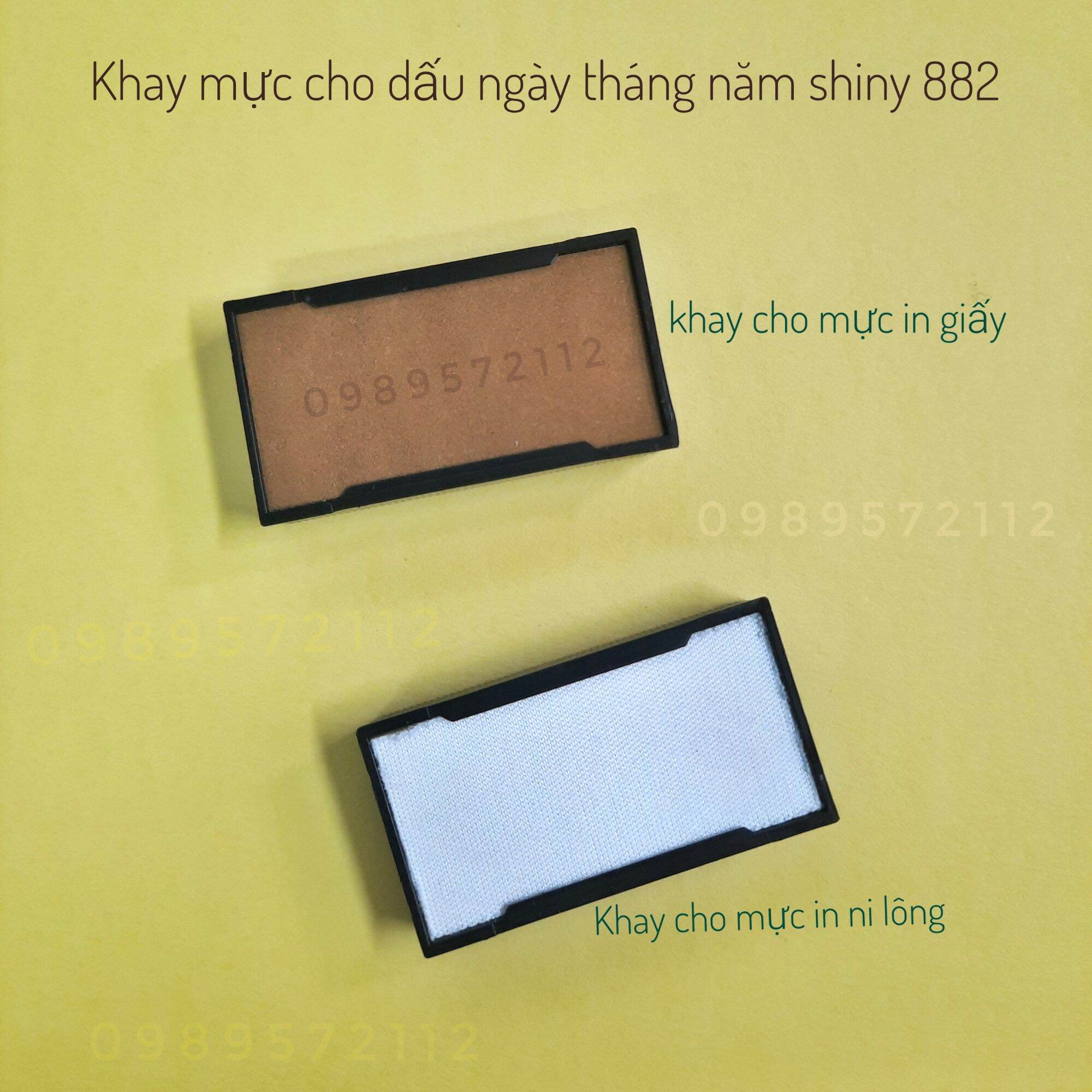 Khay mực,tampon cho dấu ngày tháng 882,883 shiny.