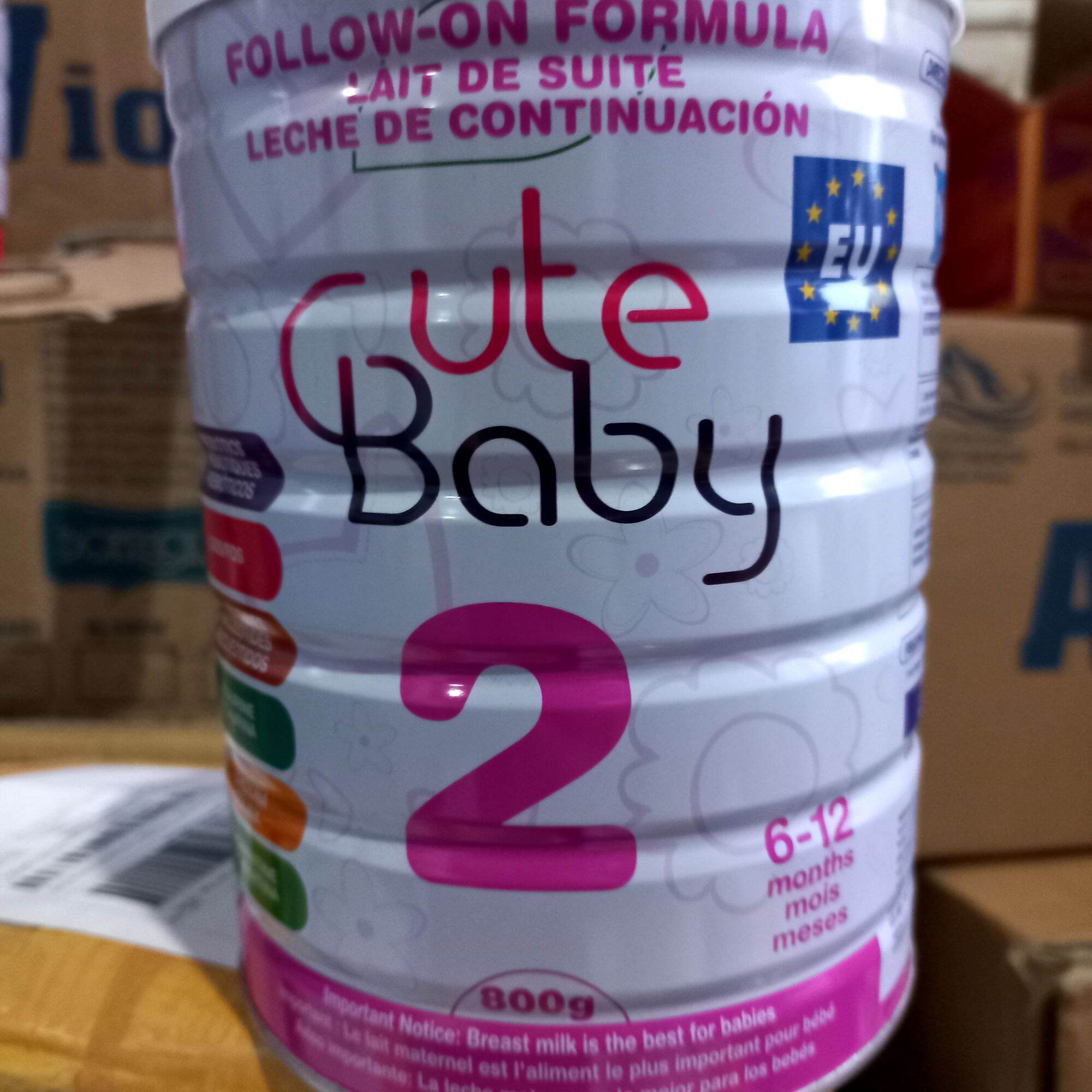 Sữa Bột Cute BaBy Số 2 Nhập Khẩu Thụy Sĩ  dành cho trẻ 6 - 12 tháng thumbnail