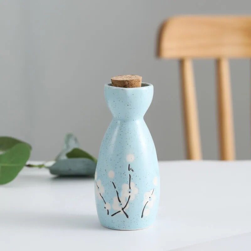 Bình rượu ấm gia dụng cổ điển gốm sứ kiểu nhật, bình rượu sake, bình rượu vàng, bình rượu hefeng, bình rượu trắng sake, bình chia rượu