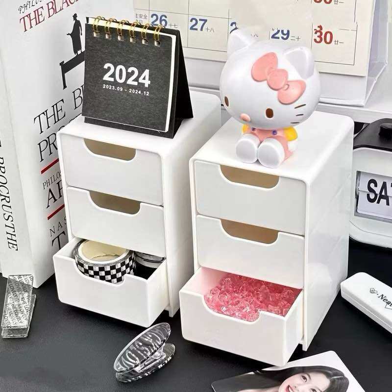 Tủ Mini 3 Tầng Decor Đựng Đồ Đa Năng