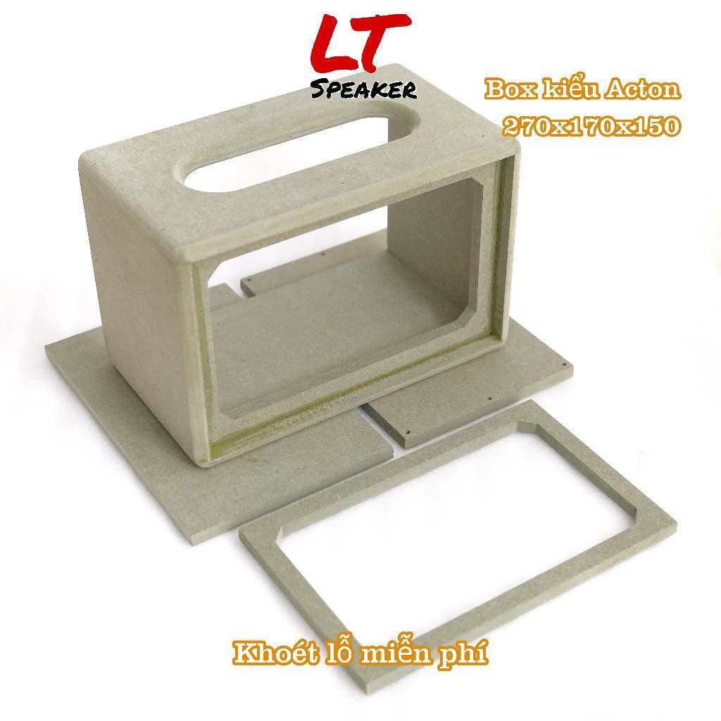 Box loa thô kiểu dáng Marshall vỏ thùng loa gỗ MDF 9 li khoét lỗ miễn phí LT Sperker