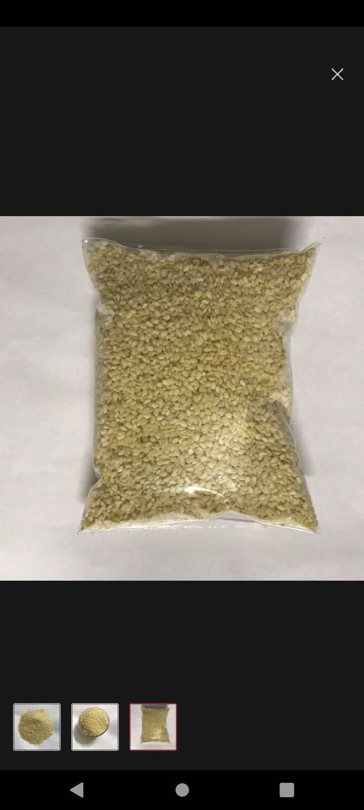 Mè vừng trắng làm sạch trưa rang.đóng gói 100gr.