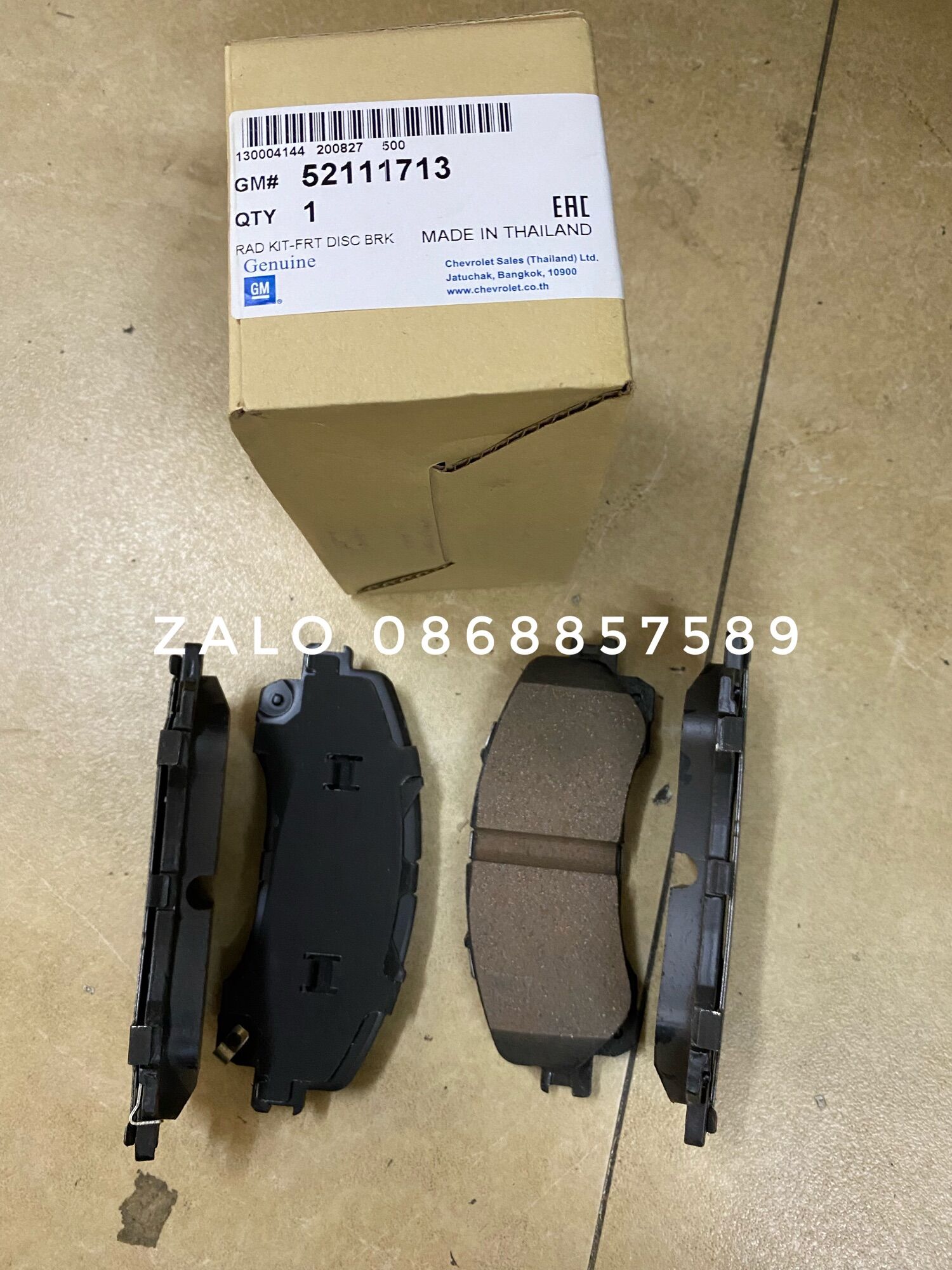 Bộ má phanh trước Colorado,Tralblazer