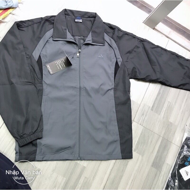 Áo khoác gió nam trung niên chất siêu nhẹ k nhăn nhàu có size 90kg