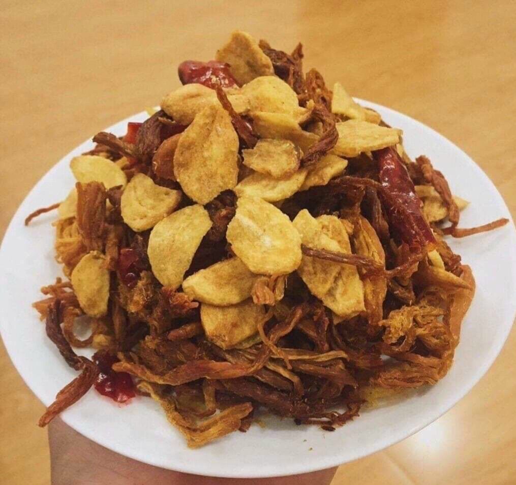 [HCM][Hủ bự 300g] KHÔ HEO CHÁY TỎI