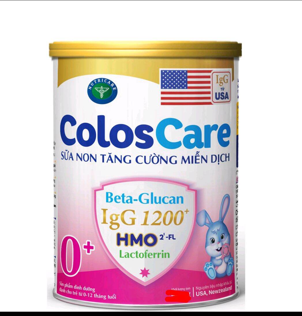sữa bột COLOSCARE 0+ 800G date 2024 chính hãng