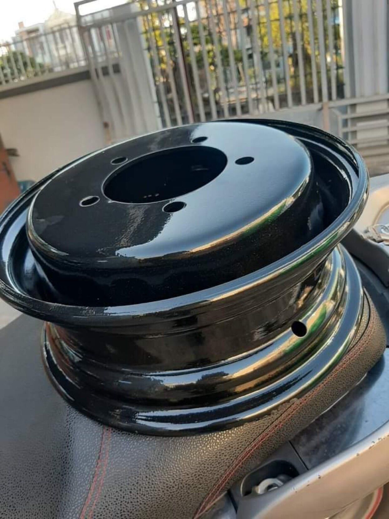 Mâm 5 ốc bánh đôi xe ba gác