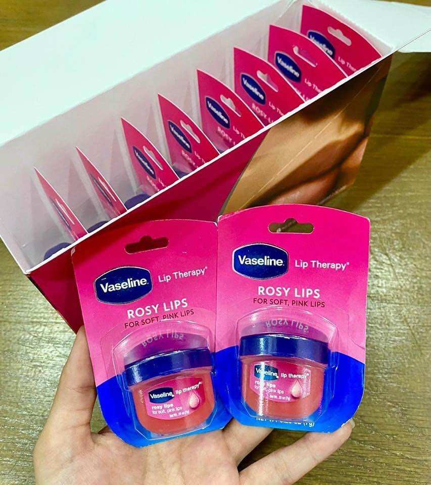 SÁP DƯỠNG MÔI VASELINE HỒNG 7g - chính hãng
