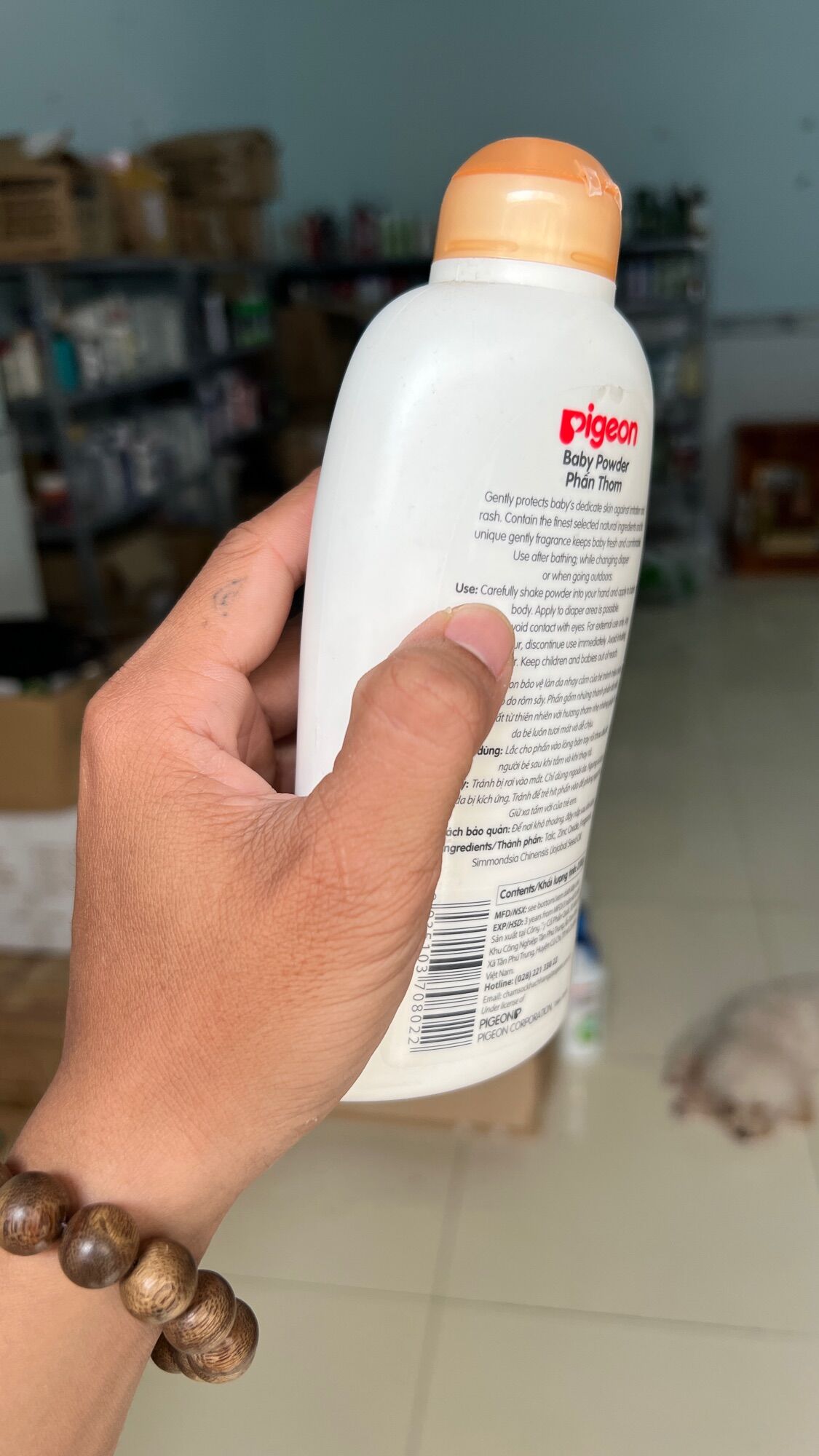 Phấn thơm em bé Pigeon 200g