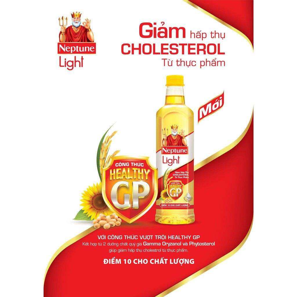 Dầu ăn Neptune chai 1 lít
