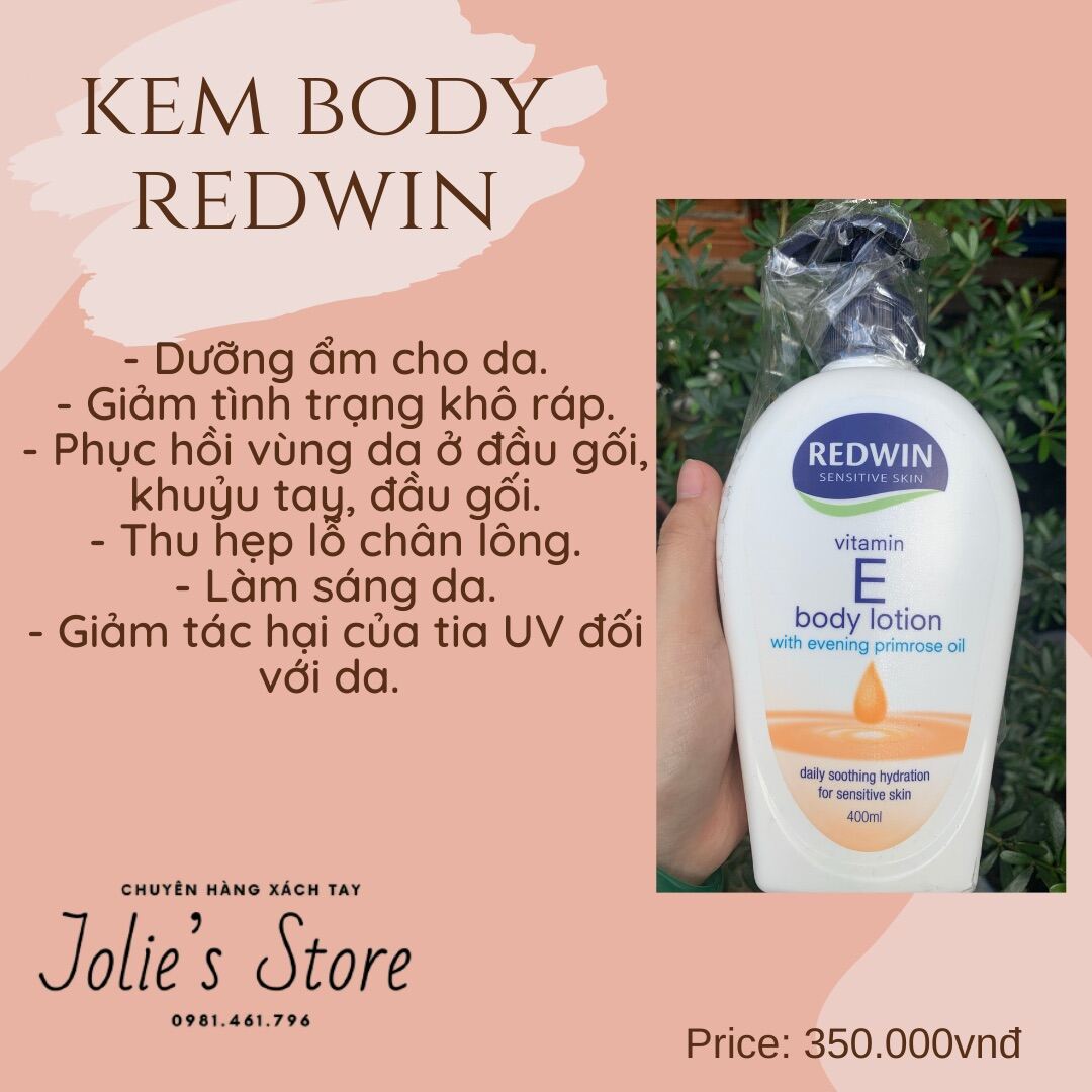 Kem Body Vitamin E Redwin