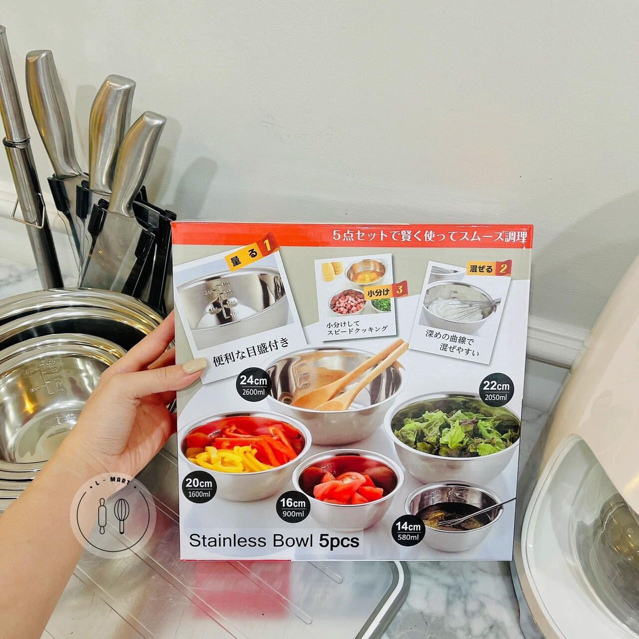 SET 5 CHẬU INOX SIÊU TIỆN ÍCH