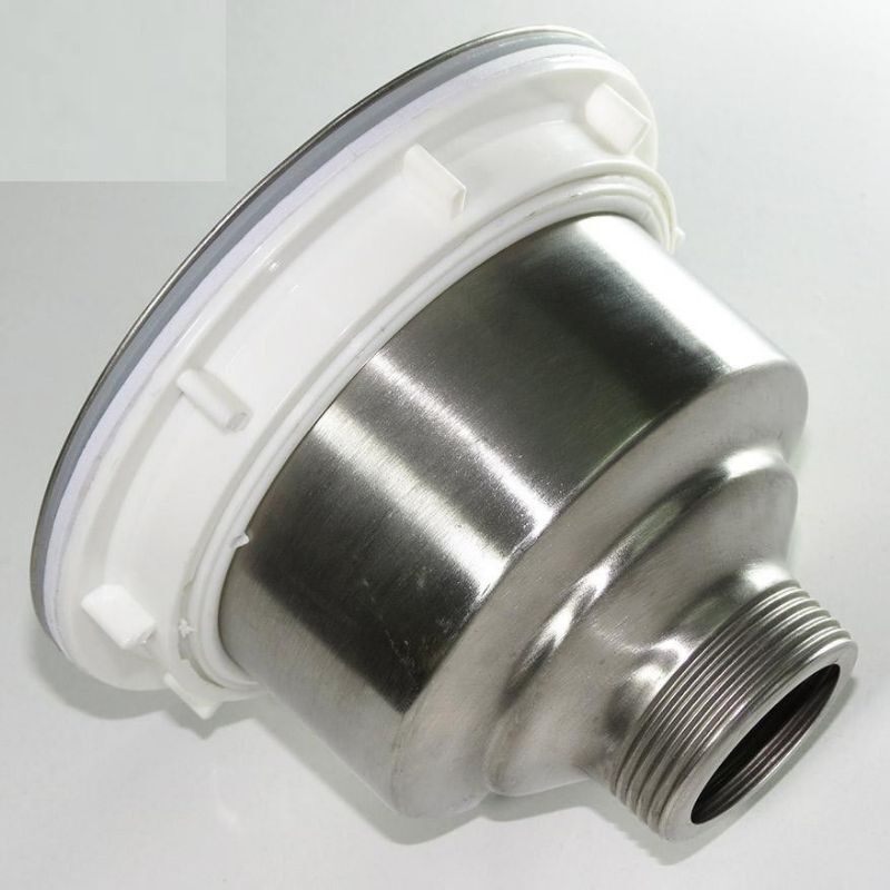 Quả xi phông inox thoát bồn rửa chén, bát phi 110 và phi 140.
