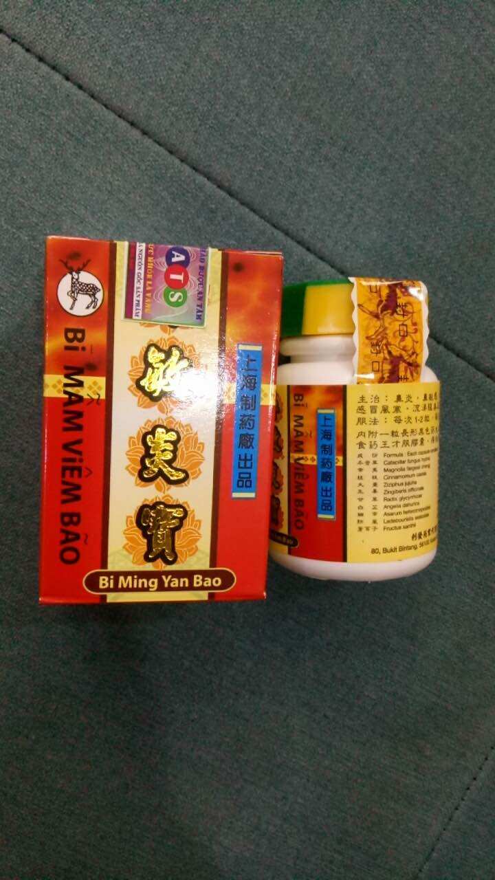 Bì Mẫm Viên Bão Hỗ Trợ Giảm Viêm Xoang Mũi ( Hộp 30 viên )