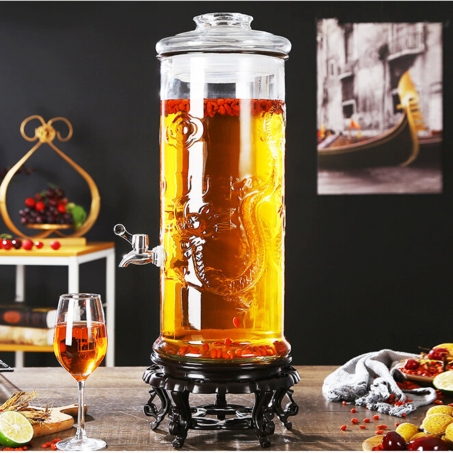 Bình trụ rồng 12 lít có vòi