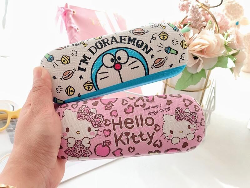 HỘP ĐỰNG MẮT KÍNH HELLO KITTY - DORAEMON