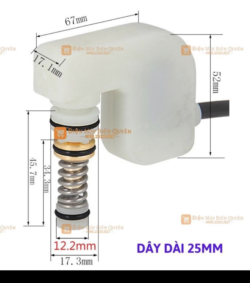 Role máy rửa xe MINI, rơ le áp lực thay thế cho các dòng máy rửa xe gia đình