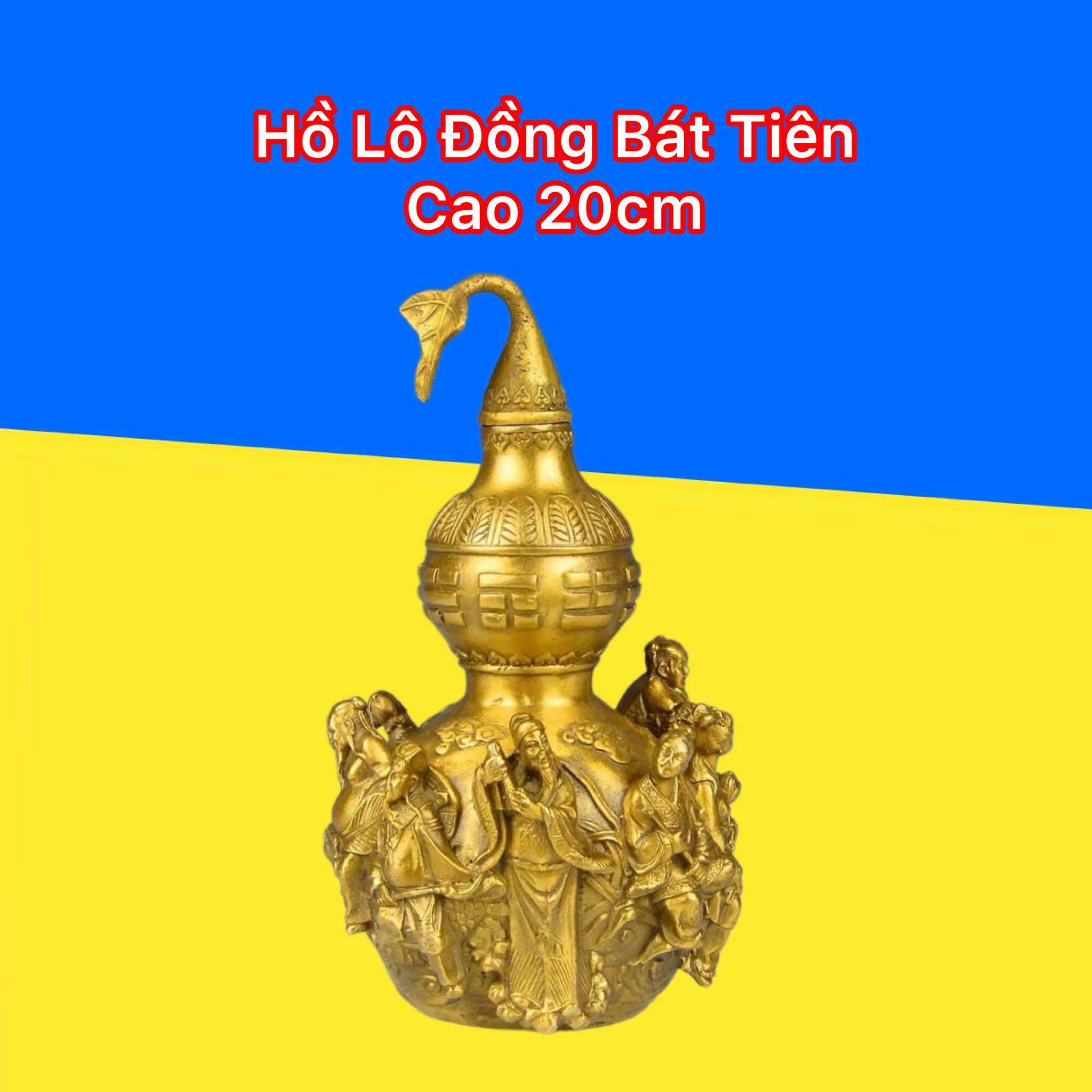 Hồ lô đồng bát tiên cao 20cm