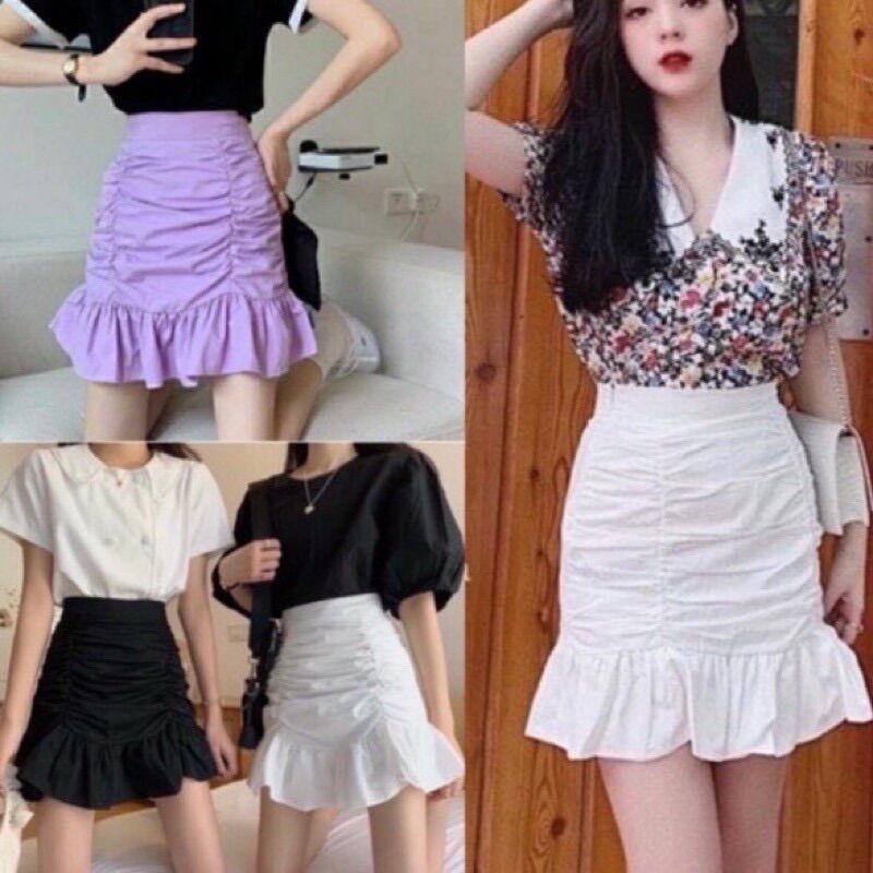 Chân váy nhún đuôi cá cực xinh