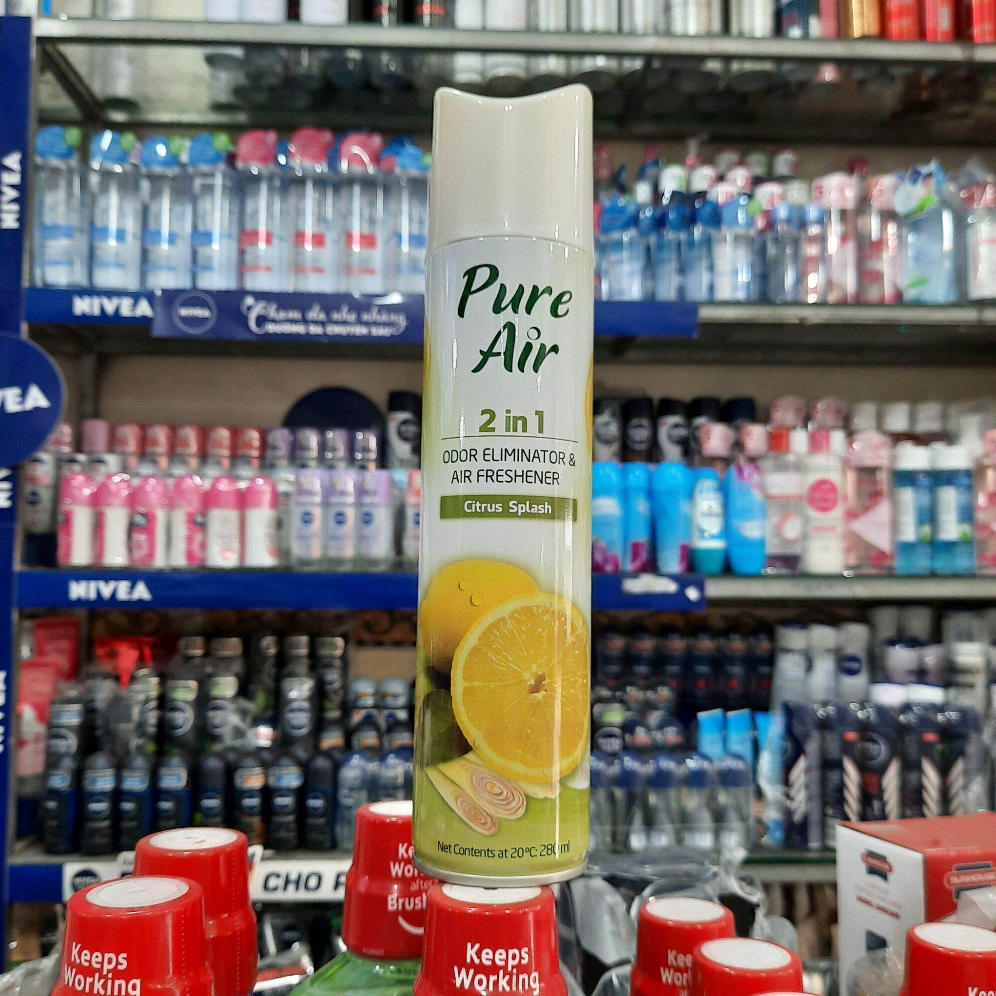 Nước hoa xịt phòng khử mùi Pure Air hương chanh 280ml