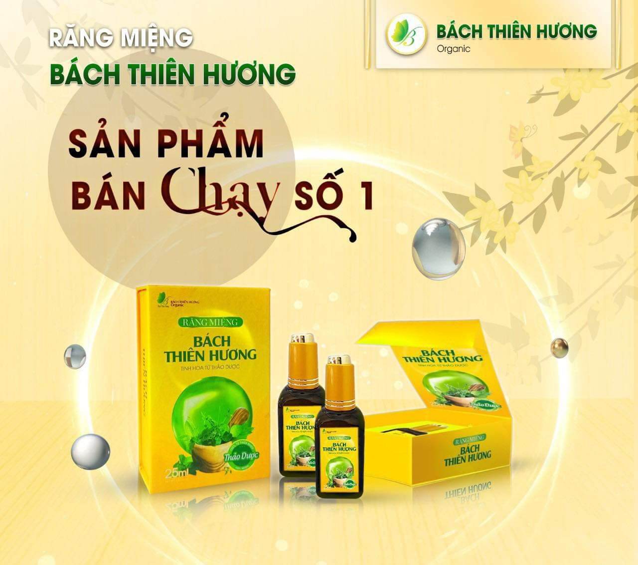 Bách Thiên Hương tinh dầu răng miệng 25ml