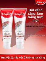 Colgate | Kem Đánh Răng Làm Trắng Răng và Hơi Thở Thơm Mát Từ Đất Sét Núi Lửa & Muối Hoa Hồng