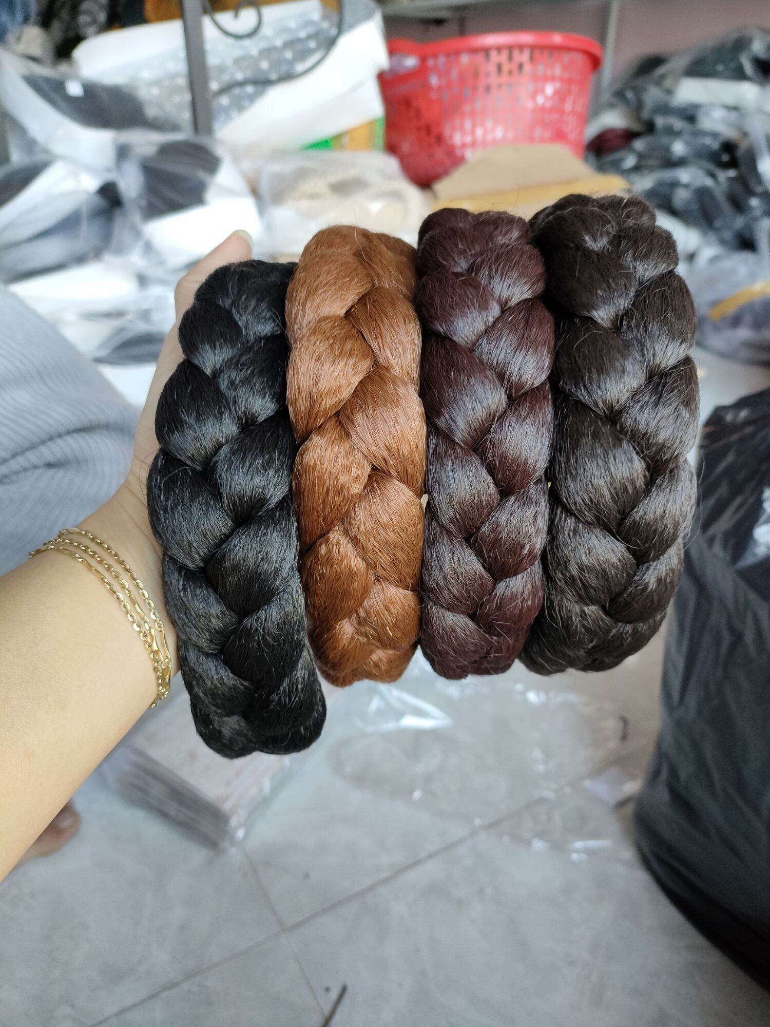 Tóc cài bính phồng [RẺ NHẤT SHOPEE] 5cm...3cm..2cm