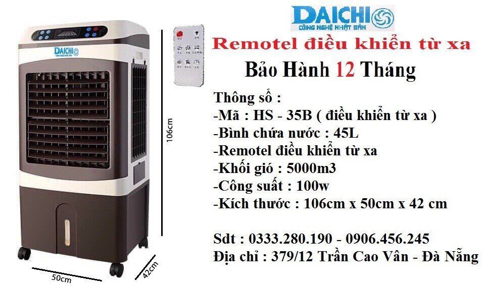 Siêu phẩm quạt điều hoà 45L điều khiển từ xa