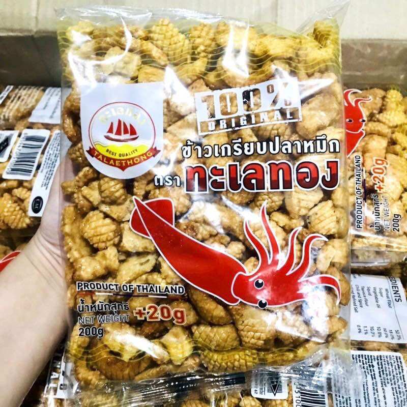 Bim bim mực thái lan gói 200g + 20g