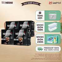 [ƯU ĐÃI THÁNG 11] Combo 4 hộp Cà phê đen hòa tan NESCAFÉ Signature Hộp 10 gói ĐẬM ĐÀ TUYỆT HẢO
