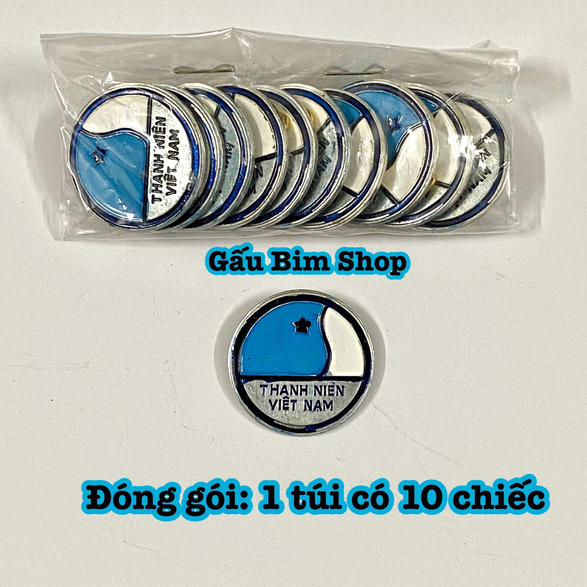 [Giá Sỉ] Huy Hiệu Đoàn - Đội - Thanh niên cài áo